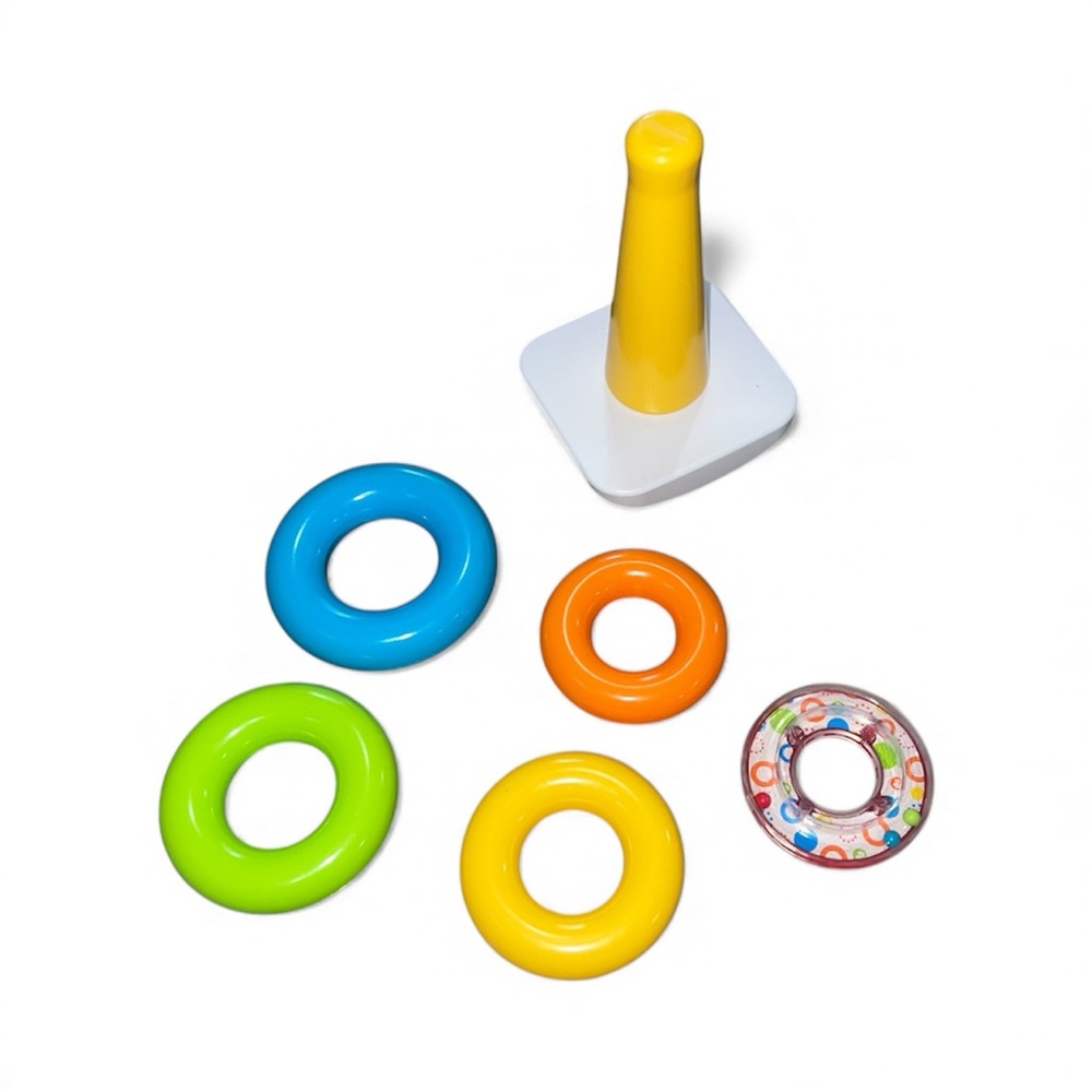 5/$25 Fisher-Price Colorful Stacking Rings - Picture 4 of 6